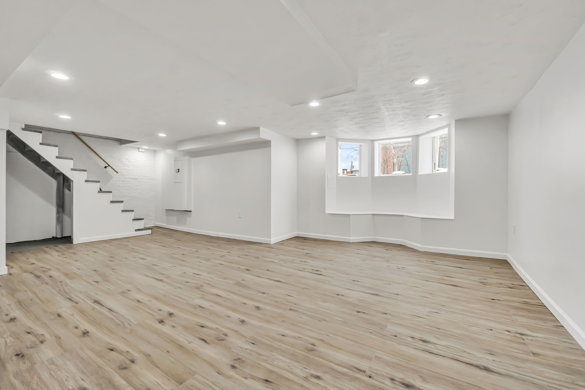 Basement with stairs to 1st floor